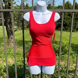 NWT Teez-Her Red The Skinny Tank Top Size Small